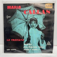 Discos de vinilo: MARIA CALLAS - LA TRAVIATA (7”, EP). Lote 401517669