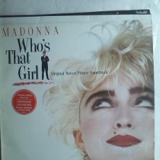 Discos de vinilo: MADONNA – WHO'S THAT GIRL 1987 BSO LP. Lote 401526309