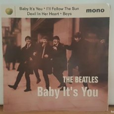 Discos de vinilo: C1 - THE BEATLES ”BABY IT'S YOU / I'LL FOLLOW THE SUN / DEVIL IN HER HEART / BOYS” - SINGLE AÑO 1995. Lote 401537974