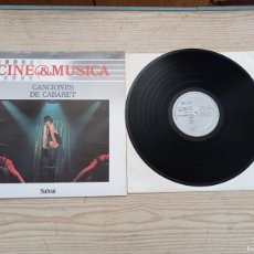 Discos de vinilo: CINE & MUSICA CANCIONES DE CABARET LP. Lote 401541024