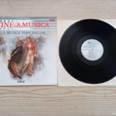 Discos de vinilo: CINE & MUSICA LA MUSICA PARA BAILAR LP. Lote 401541999