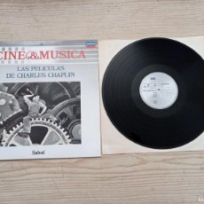 Discos de vinilo: CINE & MUSICA LAS PELICULAS DE CHARLES CHAPLIN LP. Lote 401542199