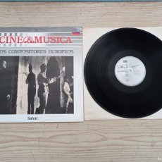 Discos de vinilo: CINE & MUSICA LOS COMPOSITORES EUROPEOS LP. Lote 401542409