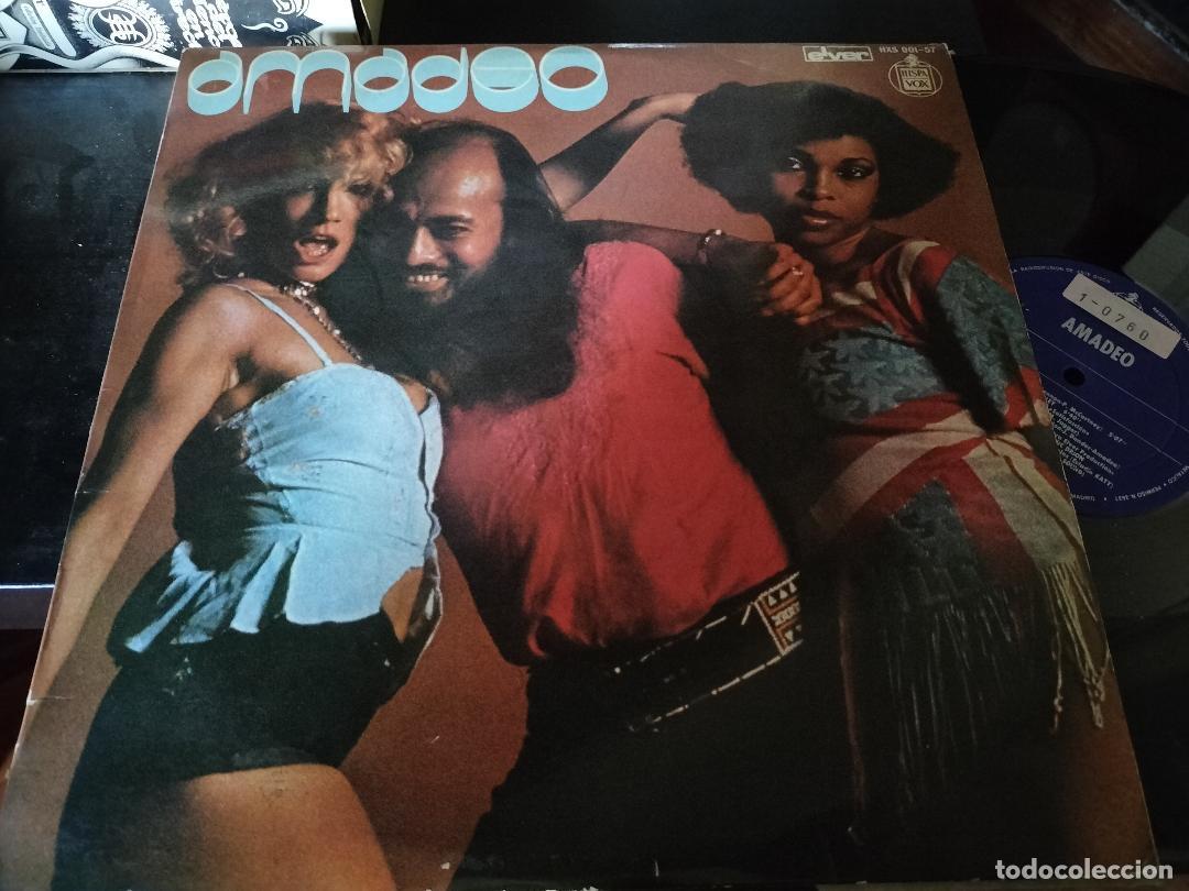 Discos de vinilo: AMADEO - MOVING LIKE A SUPERSTAR LP HISPAVOX 1977 - DISCO - Foto 1