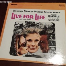 Discos de vinilo: LIVE FOR LIFE - LP - BSO - 1967 - USA. Lote 401546594