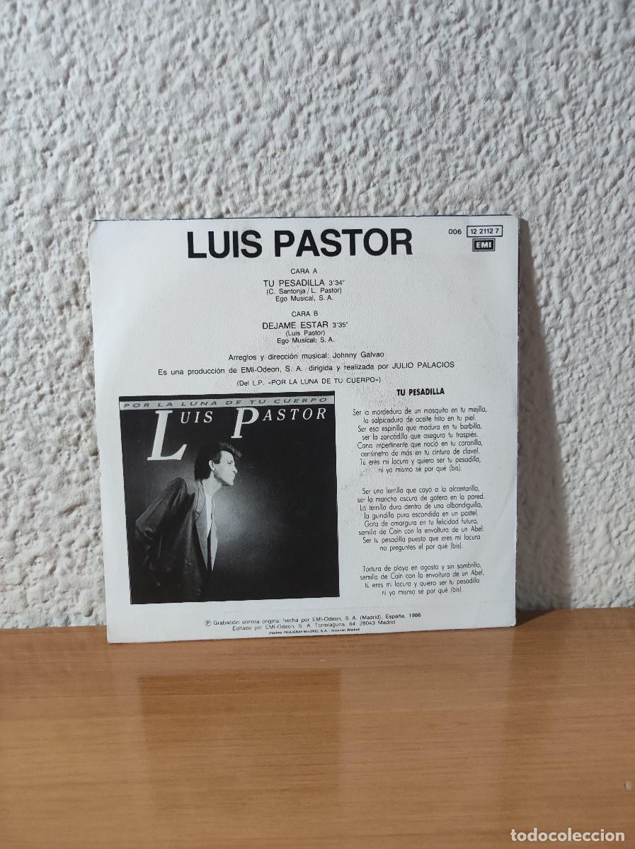 Discos de vinilo: Luis Pastor &ndash; Tu Pesadilla - Foto 2