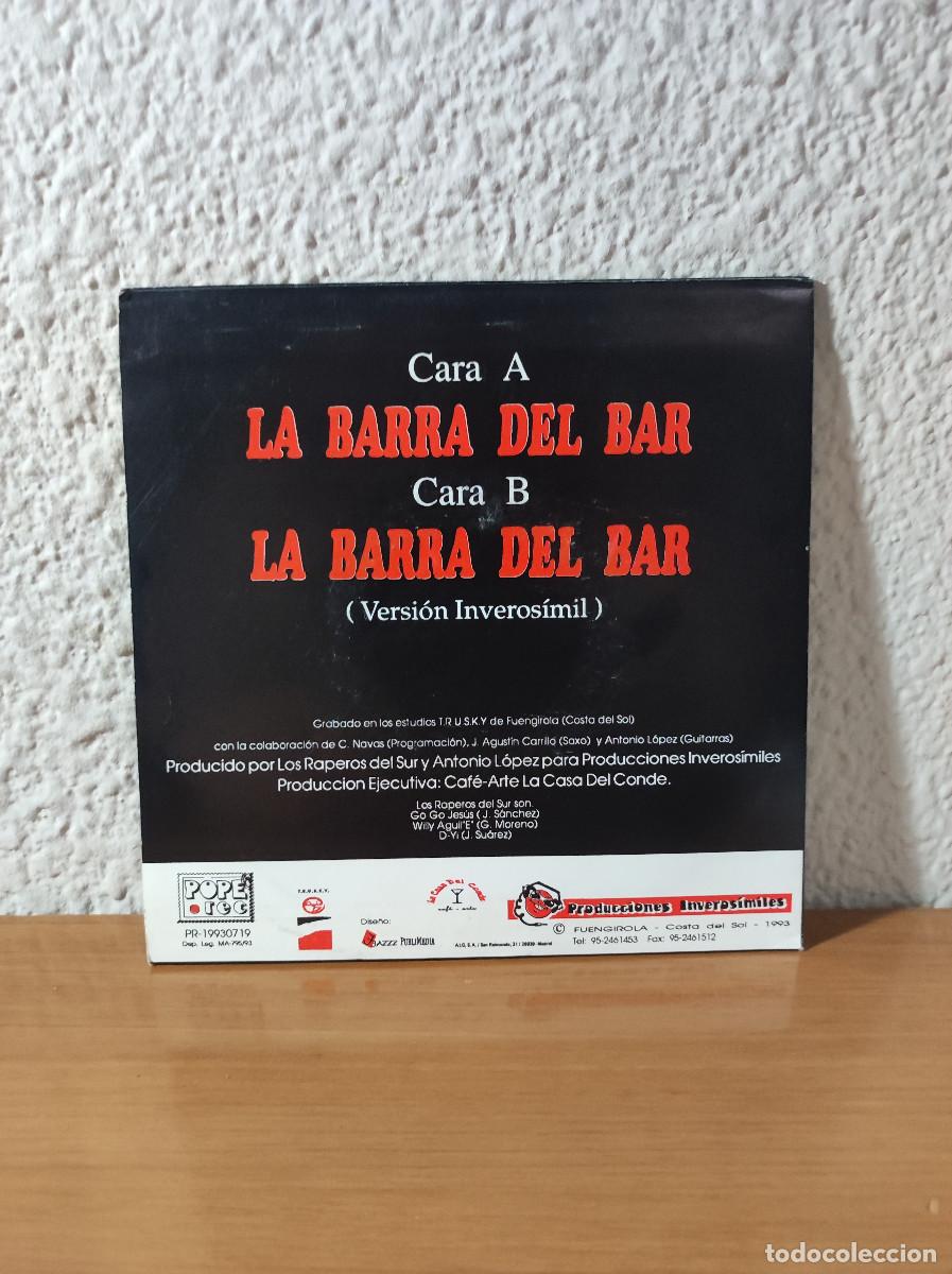 Discos de vinilo: Los Raperos Del Sur &ndash; La Barra Del Bar - Foto 2