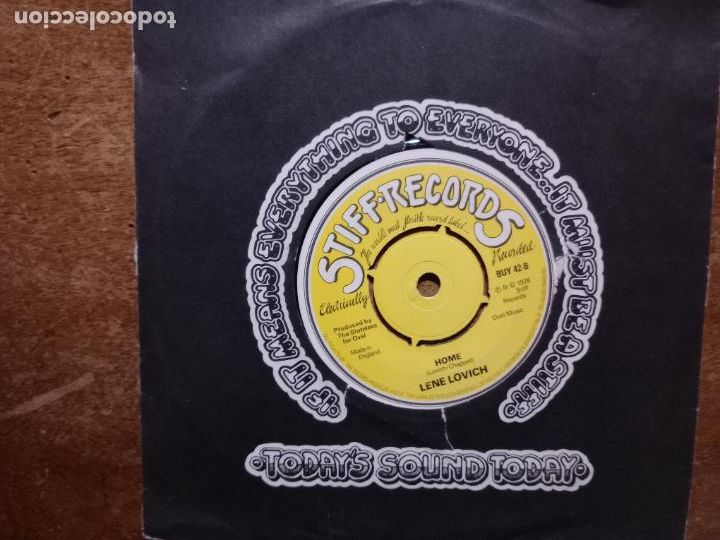 Discos de vinilo: Lene Lovich - Lucky number + home - Foto 1