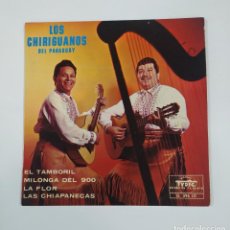 Discos de vinilo: LOS CHIRIGUANOS DEL PARAGUAY. EL TAMBORIL. EP. TDKDS23. Lote 401588209