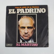 Discos de vinilo: AL MARTINO - TEMA DE AMOR PELÍCULA EL PADRINO. SINGLE. TDKSG. Lote 401588919