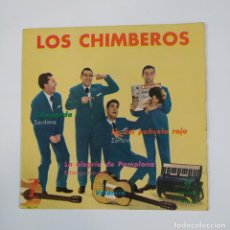 Discos de vinilo: LOS CHIMBEROS - L'AMPORDA / LA DEL PAÑUELO ROJO / LA ALEGRÍA DE PAMPLONA / VALENCIA - EP. TDKDS23. Lote 401589379