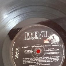 Discos de vinilo: LOS INTOCABLES VINILO 1986 RCAARIOLA. Lote 401590759