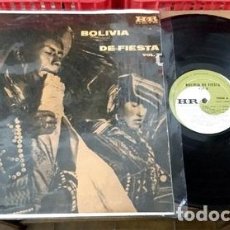 Discos de vinilo: BOLIVIA DE FIESTA VOL 2 LP DISCO VINILO. Lote 401590784