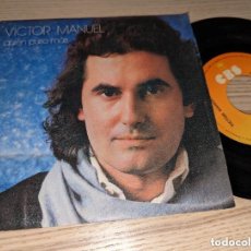Discos de vinilo: VICTOR MANUEL QUIÉN PUSO MAS/MI GATO NUNCA ESTUDIO VINILO SINGLE. Lote 401590849