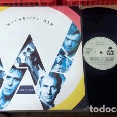 Discos de vinilo: WISHBONE ASH HERE TO HEAR 1989 DISCO LP VINILO BRASIL. Lote 401594744