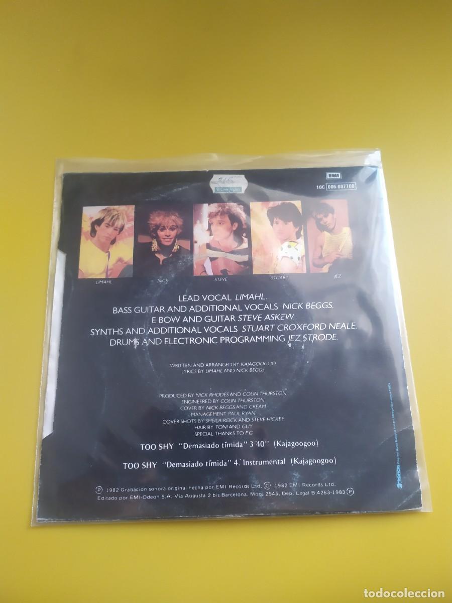 Discos de vinilo: Kajagoogoo - Too shy 1983 - Foto 2