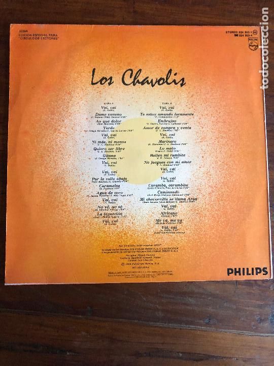 Discos de vinilo: LOS CHAVOLIS, MOVIDA RUMBERA, VINILO - Foto 2
