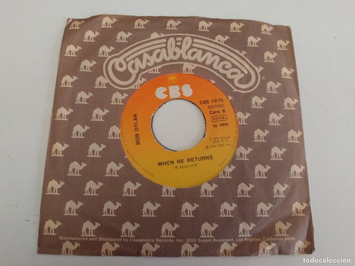 Discos de vinilo: BOB DYLAN-SINGLE ANIMALS-SIN FUNDA - Foto 2