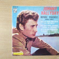 Discos de vinilo: JOHNNY HALLYDAY- BONNE CHANCE. Lote 401673169