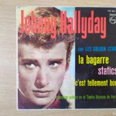 Discos de vinilo: JOHNNY HALLYDAY CON LES GOLDEN STARS, EP, LA BAGARRE. Lote 401673919