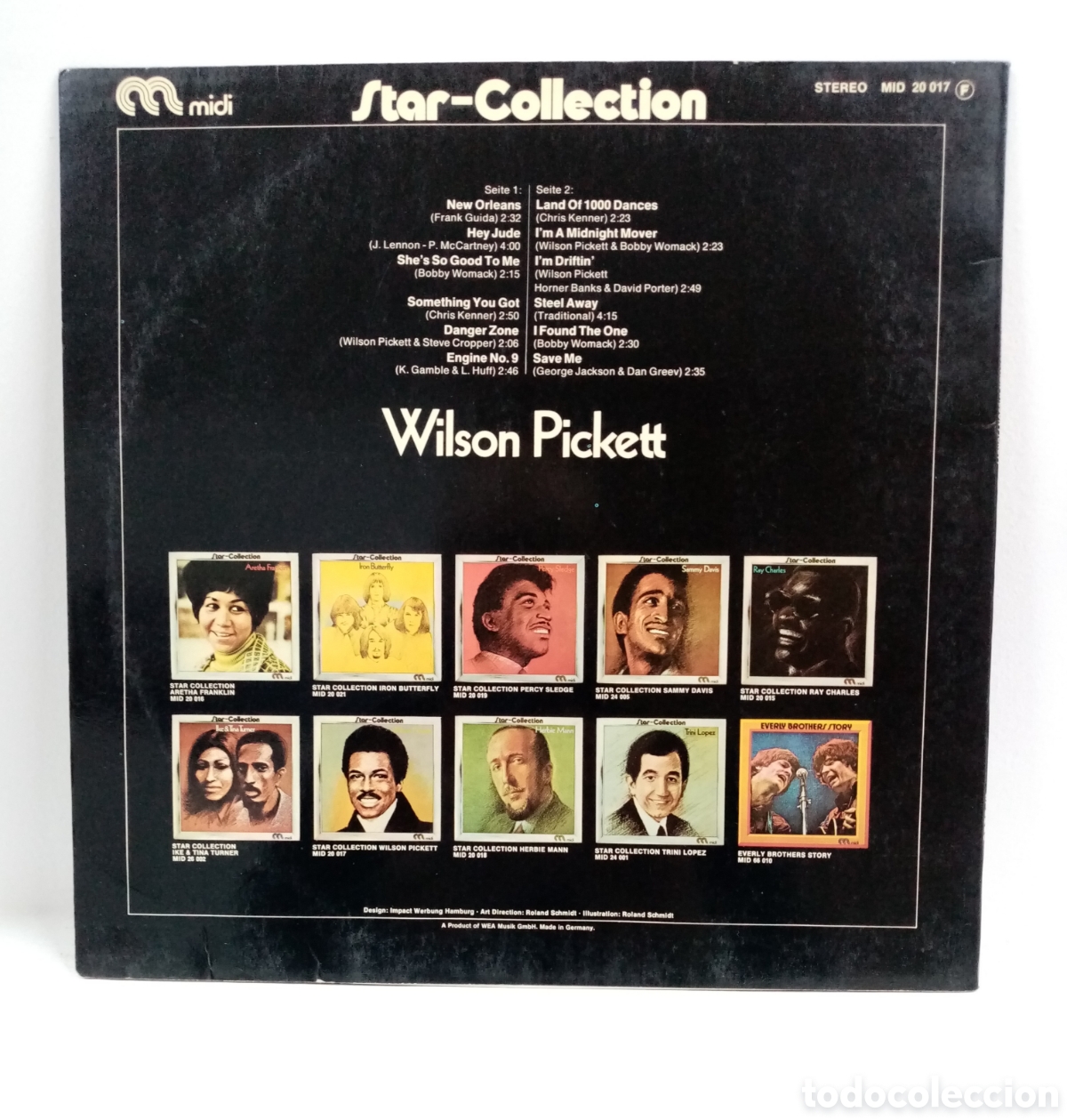 Discos de vinilo: WILSON PICKETT LP. COMP. GERMANY 1972 - Foto 2