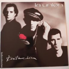 Discos de vinilo: LA UNION- TENTACION- EDICION EUROPEA LP 1990 + INSERT.. Lote 401697979