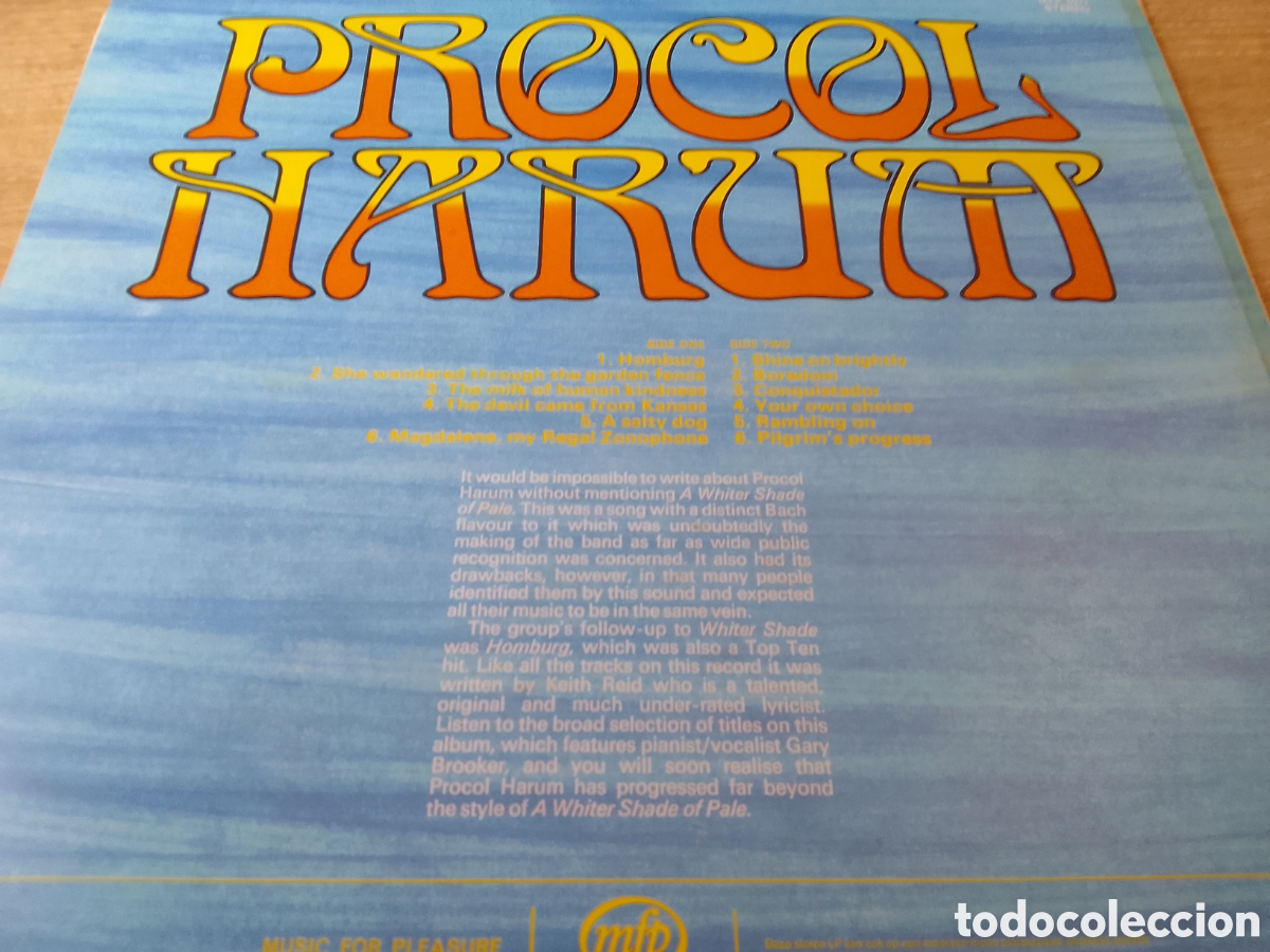 Discos de vinilo: PROCOL HARUM A SALTY DOG - Foto 2