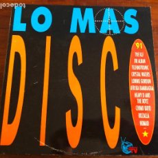 Discos de vinilo: LP LO MAS DISCO 91- PORTADA ABIERTA- DOBLE LP- BMG ARIOLA 1991 ESPAÑA. Lote 401744344