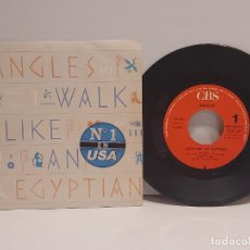 Discos de vinilo: BANGLES / WALK LIKE AN EGYPTIAN / SINGLE-CBS-1985 / DE LUJO. ****/****. Lote 401749659