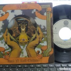 Discos de vinilo: DIO SINGLE ROCK'N'ROLL CHILDREN ESPAÑA 1985. Lote 401750094