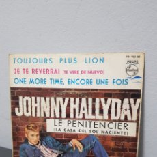 Discos de vinilo: EP JOHNNY HALLYDAY LE PENITENCIER ORIGINAL AÑO 1964. Lote 401750109