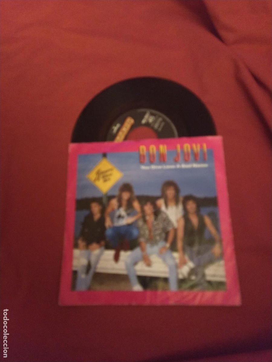 Dischi in vinile: Bond Jovi single you give love a bad name ver fotos