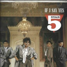 Discos de vinilo: FIVE STAR IF I SAY YES. Lote 401751799