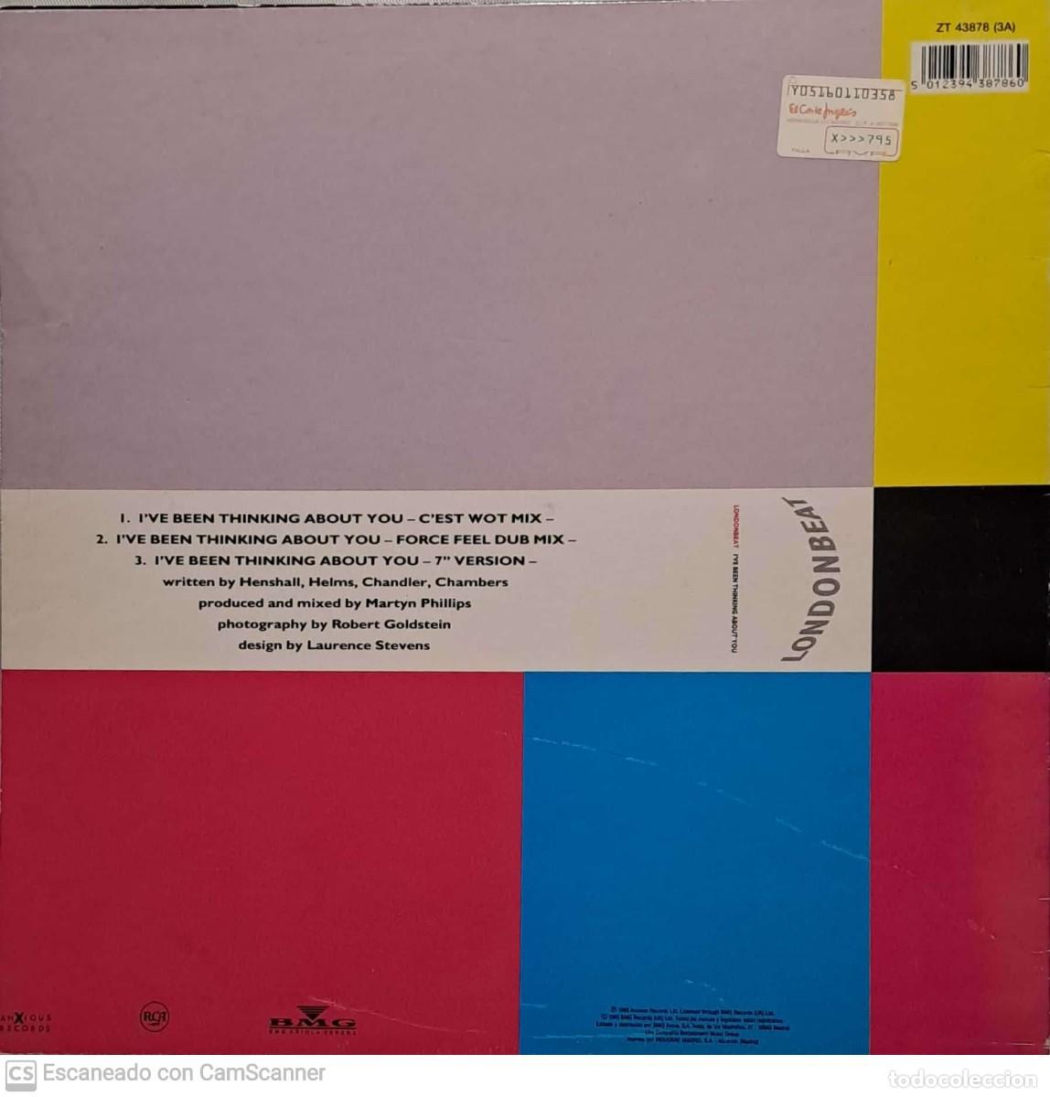 Discos de vinilo: Londonbeat &lrm;&ndash; Ive Been Thinking About You - Foto 2