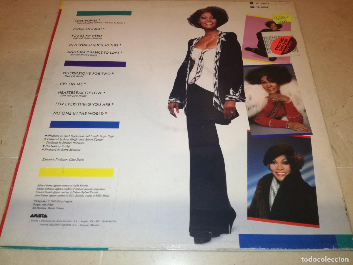 Discos de vinilo: DIONNE HARWICK-RESERVATIONS FOR TWO-EDICION ESPA&Ntilde;OLA - Foto 2