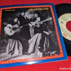 Discos de vinilo: LOS CHUNGUITOS CORAZON DE RUBI/ME VA ME VA 7'' SINGLE 1990 EMI RUMBA. Lote 401760094