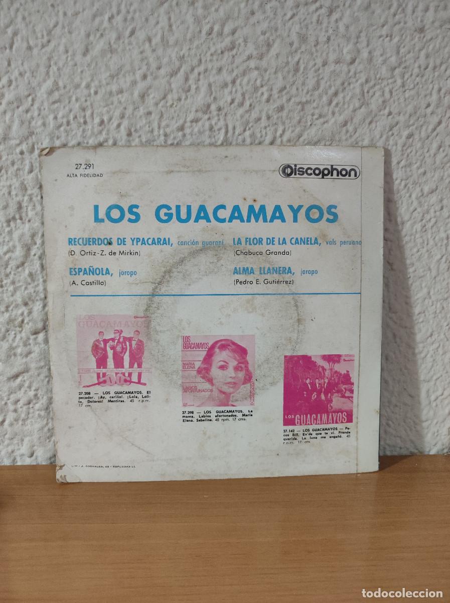Discos de vinilo: Los Guacamayos &ndash; La Flor De La Canela - Foto 2