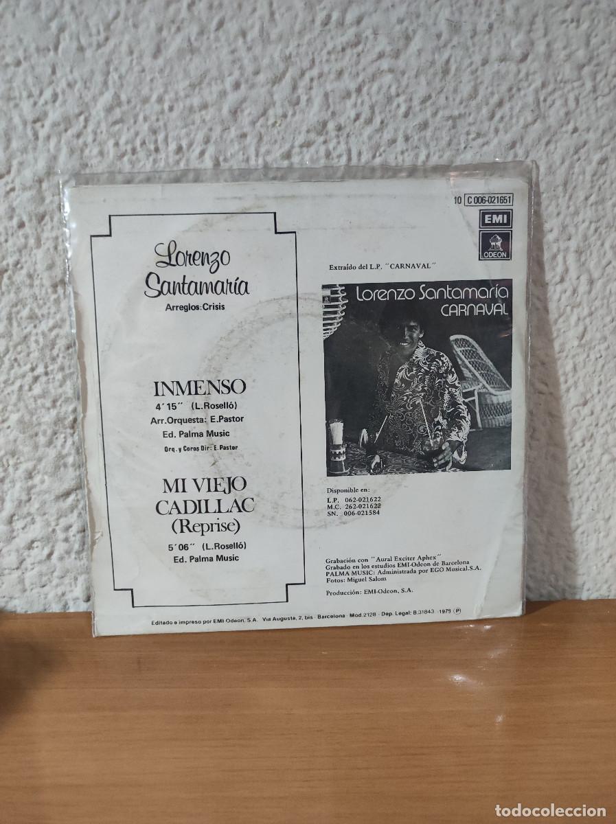 Discos de vinilo: Lorenzo Santamar&iacute;a &ndash; Inmenso - Foto 2