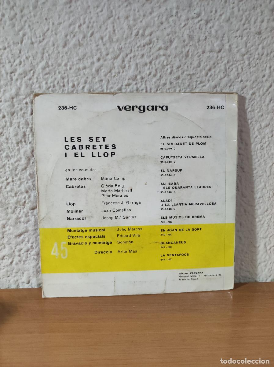 Discos de vinilo: LES SET CABRETES I EL LLOP - Foto 2