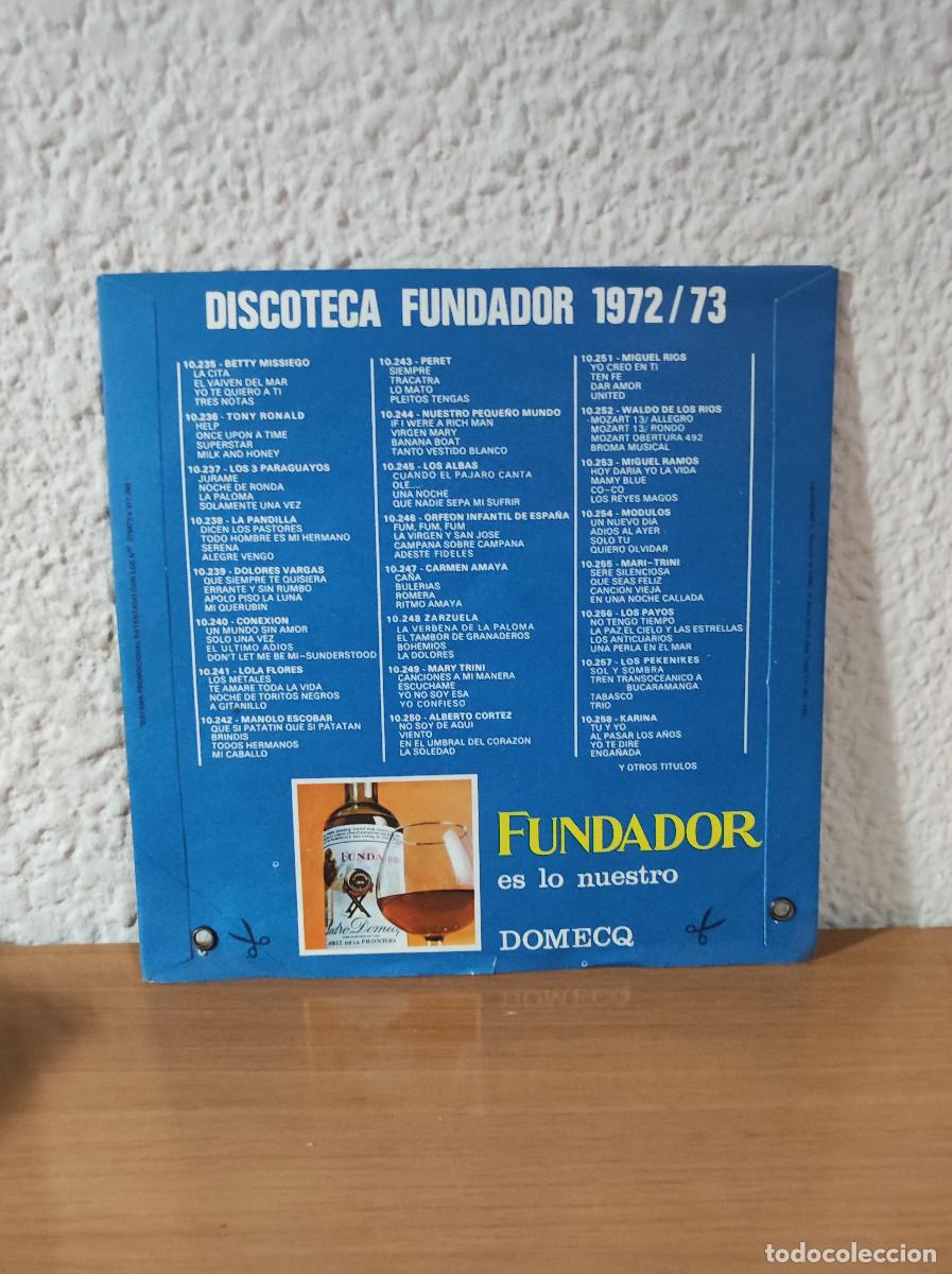 Discos de vinilo: DISCO SORPRESA FUNDADOR 1972 - Foto 2