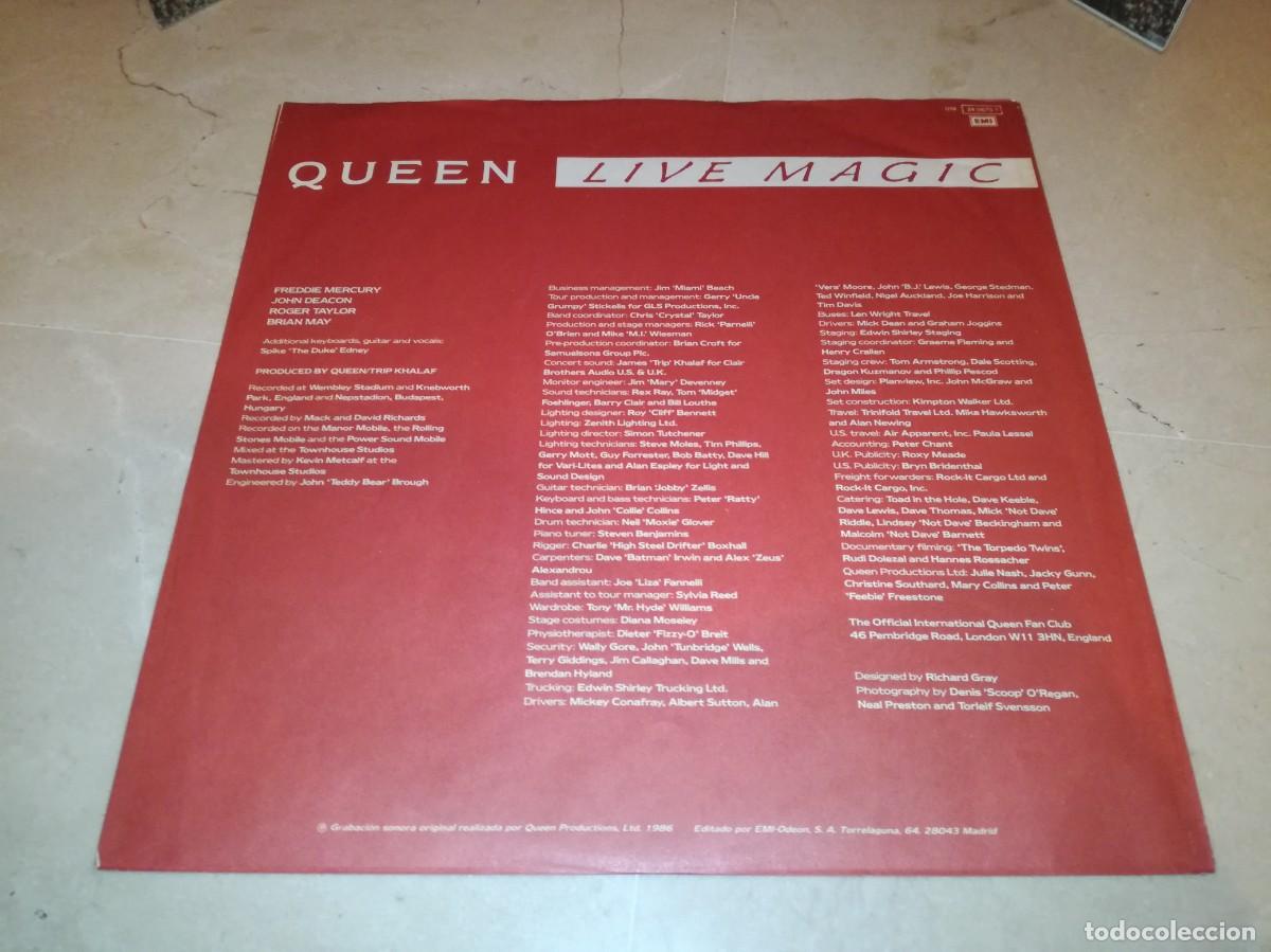 queen – live magic - vinyl, lp, album, gatefold - Compra venta en  todocoleccion