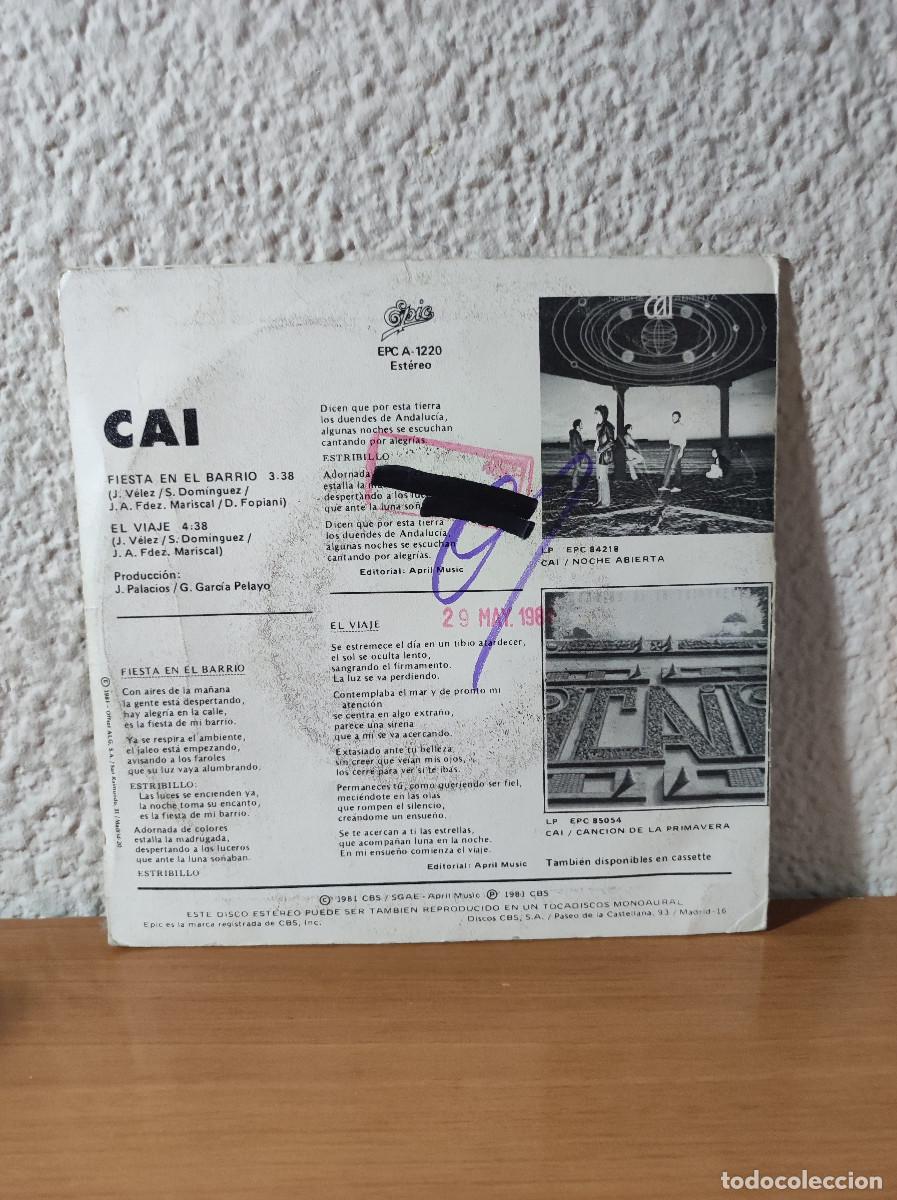 Discos de vinilo: Cai &ndash; Fiesta En El Barrio - Foto 2