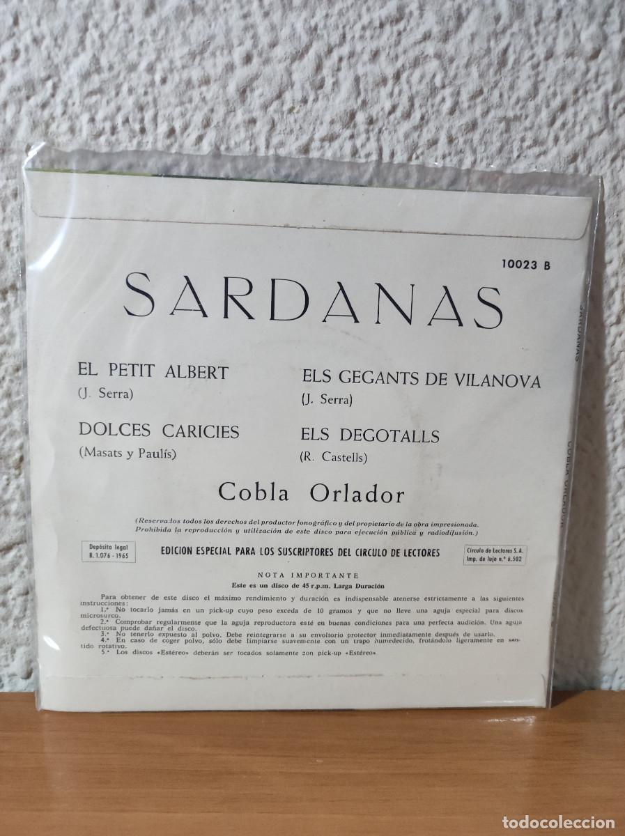 Discos de vinilo: Cobla Orlador &ndash; Sardanas - Foto 2