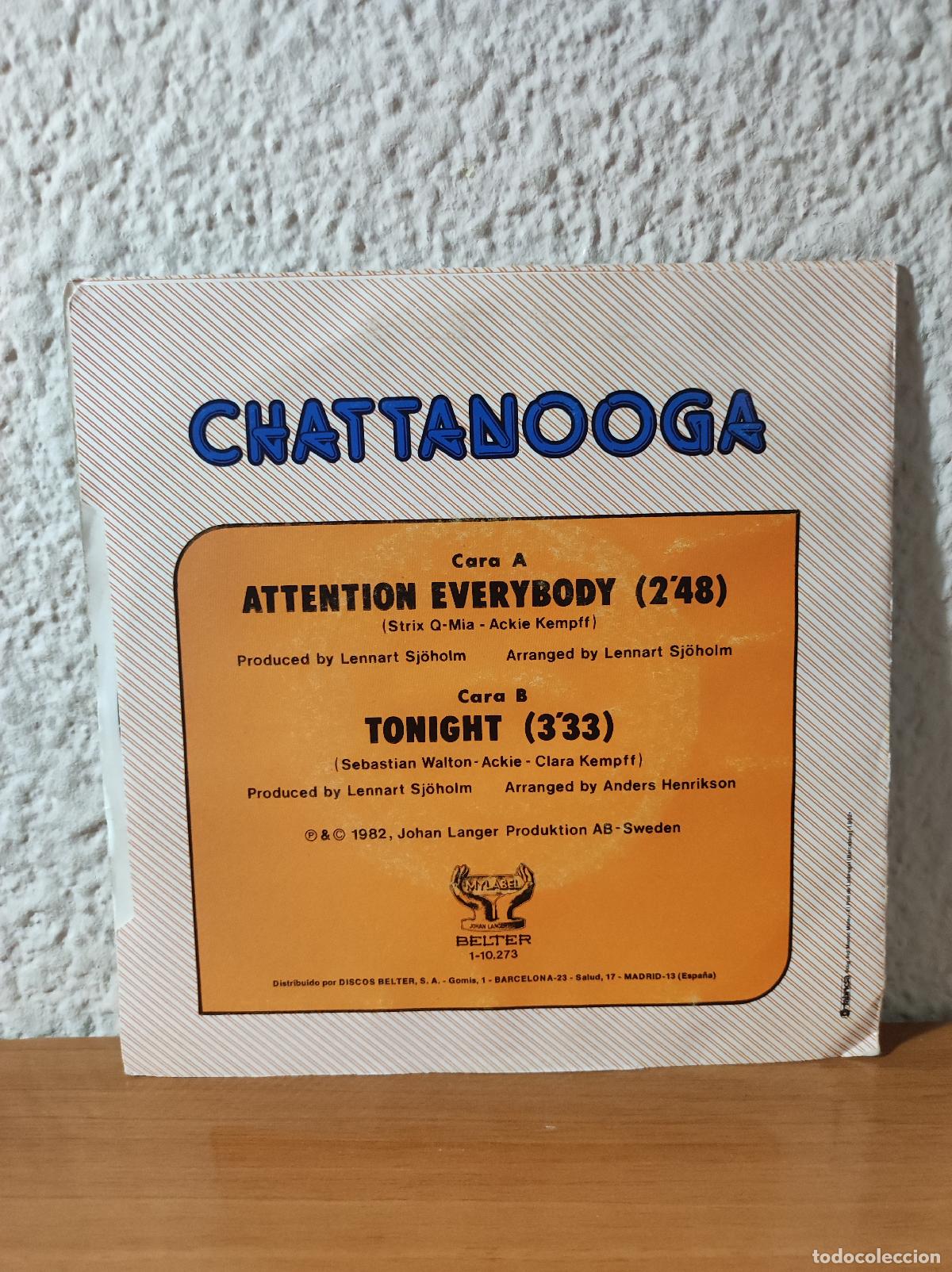 Discos de vinilo: Chattanooga &ndash; Attention Everybody / Tonight - Foto 2