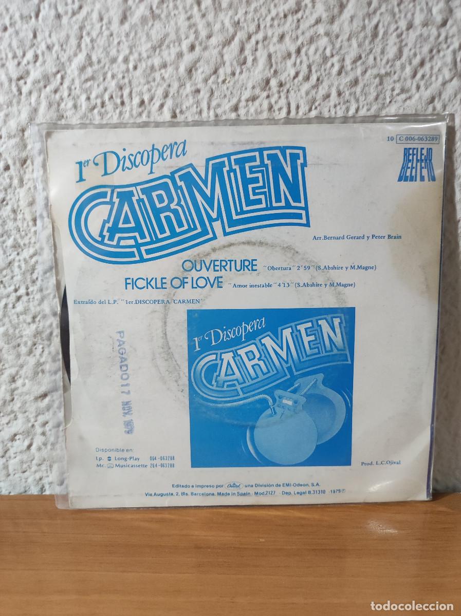 Discos de vinilo: 1er Discop&eacute;ra &ndash; Carmen - Foto 2
