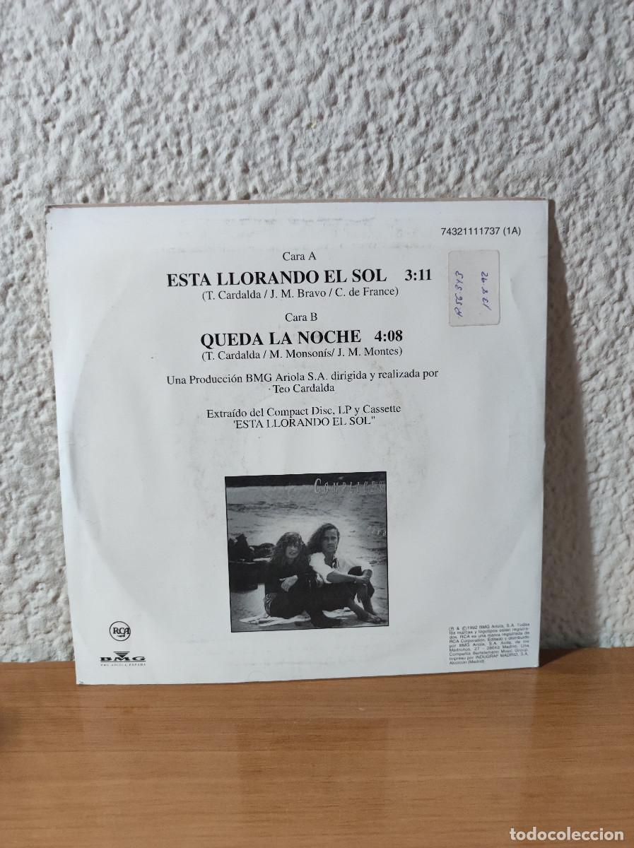 Discos de vinilo: C&oacute;mplices &ndash; Est&aacute; Llorando El Sol - Foto 2
