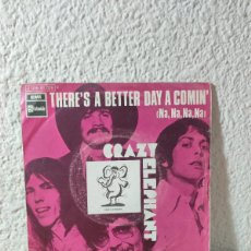 Discos de vinilo: CRAZY ELEPHANT – THERE'S A BETTER DAY COMIN' (NA, NA, NA, NA) / SPACE BUGSY. Lote 401791329