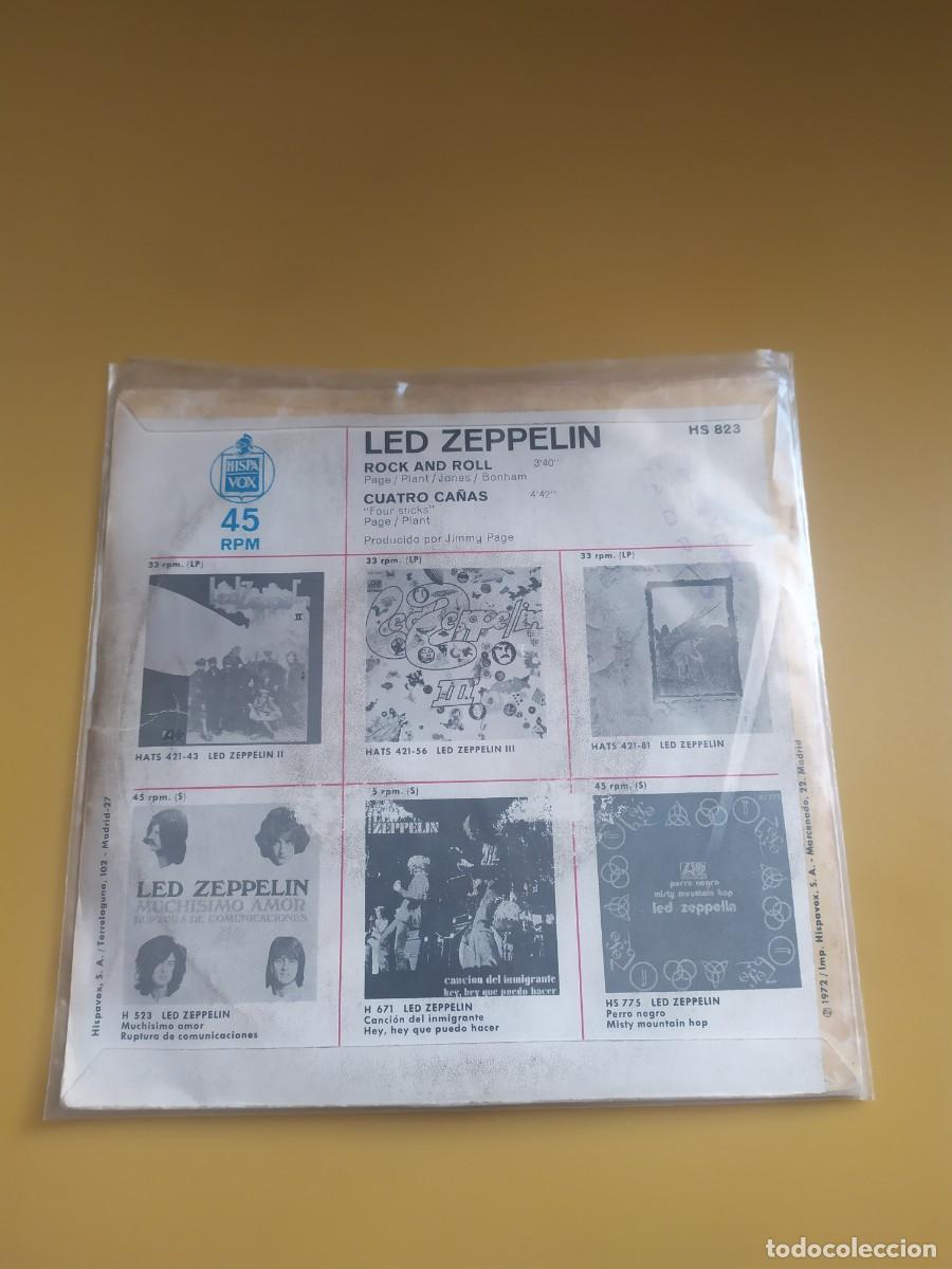 Discos de vinilo: Led Zeppelin - Rock and Roll / Four sticks 1972 - Foto 2
