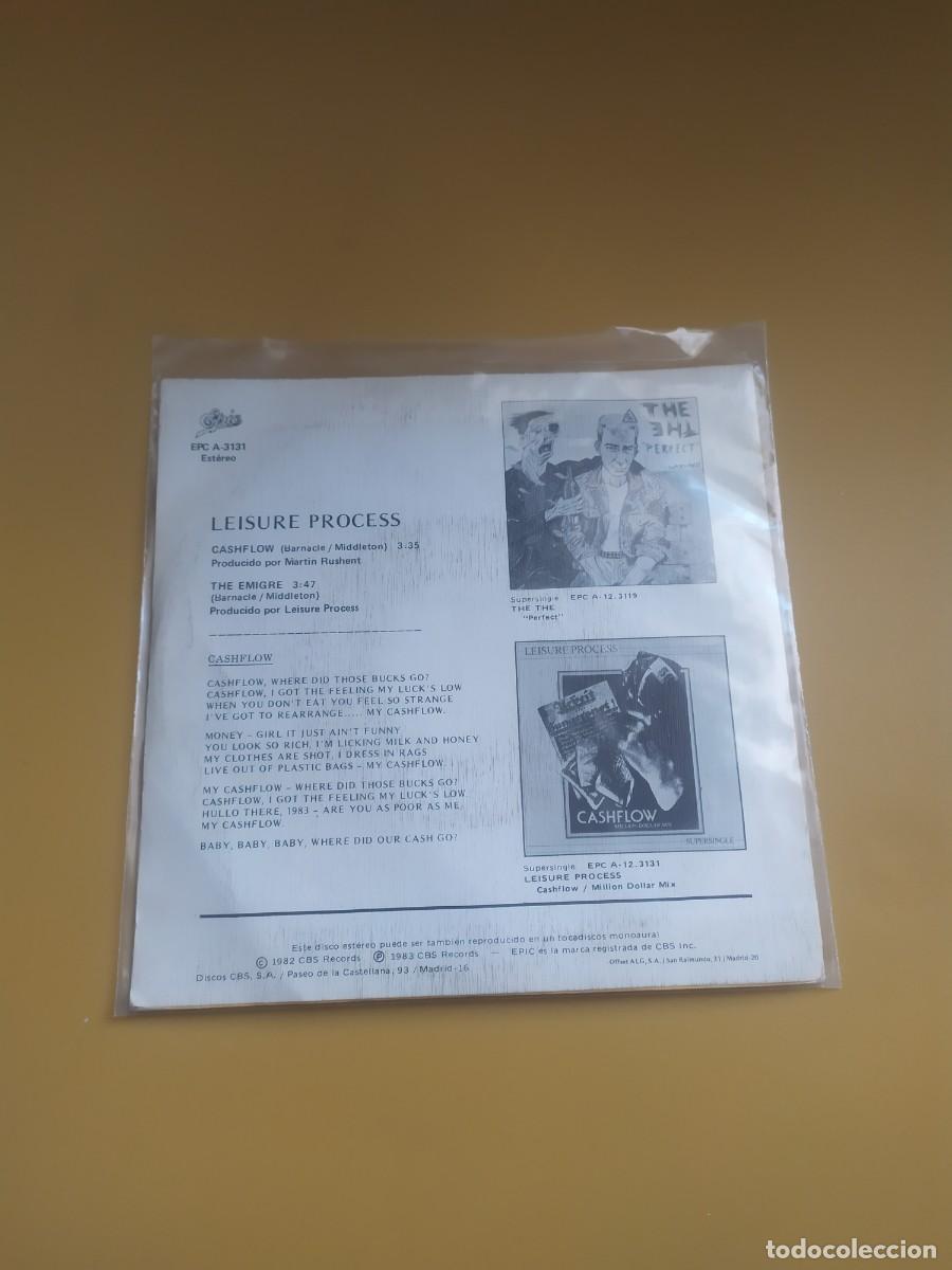Discos de vinilo: Leisure Process - Cashflow / The emigr&eacute; 1983 - Foto 2