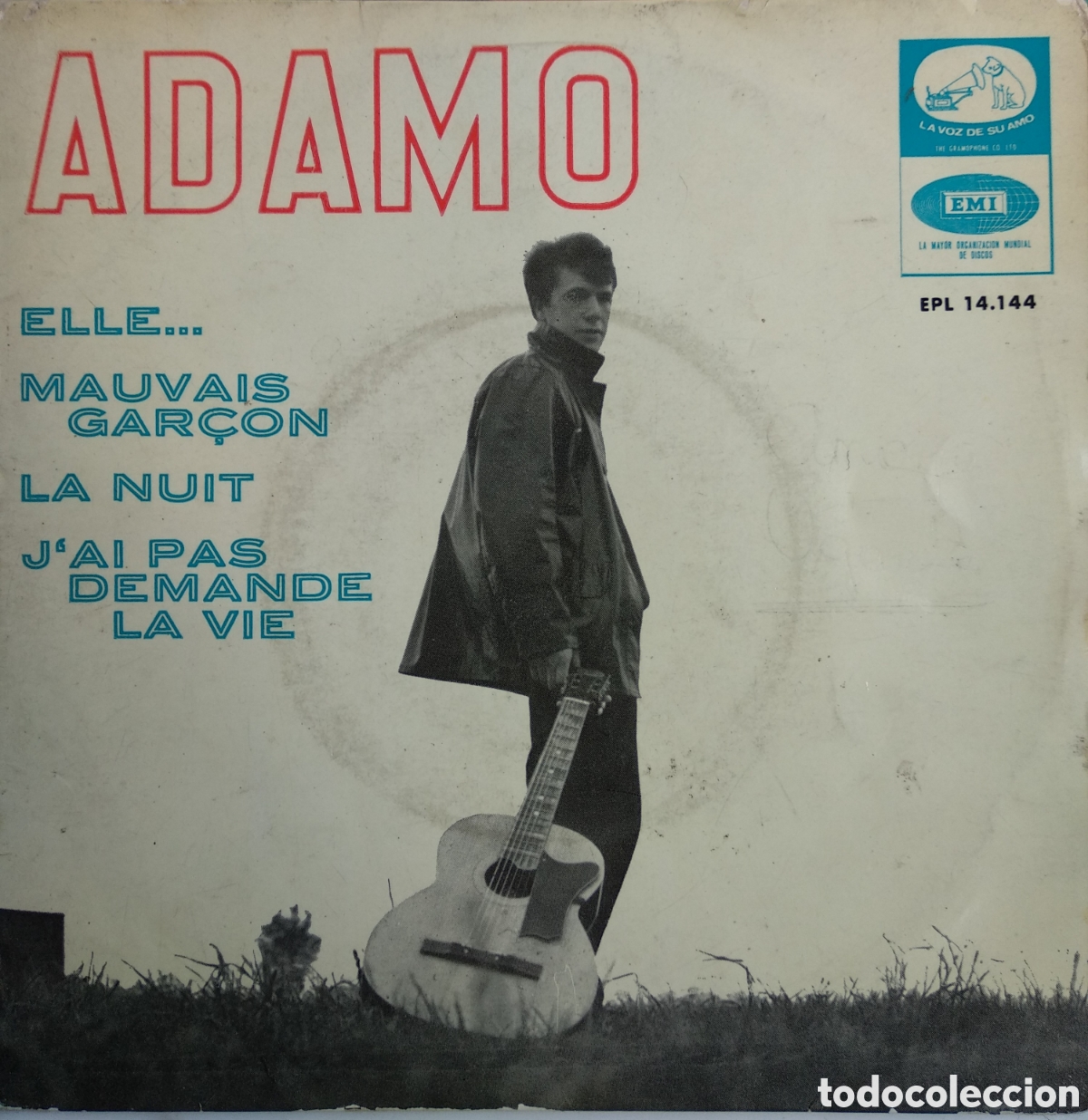 Discos de vinilo: *ADAMO, ELLE.... SPAIN, VOZ, 1965, CS.2 - Foto 1